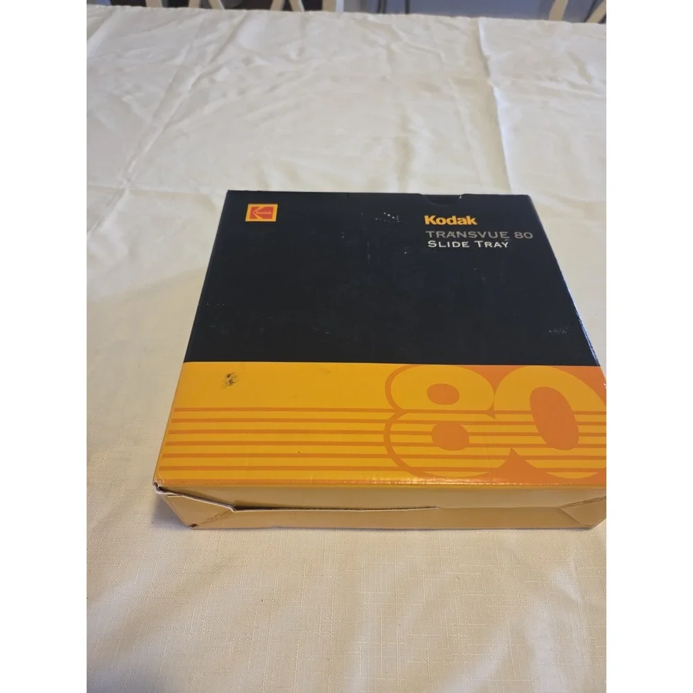 Vintage Kodak Carousel Transvue 80 Slide Tray Chargeur Original Box